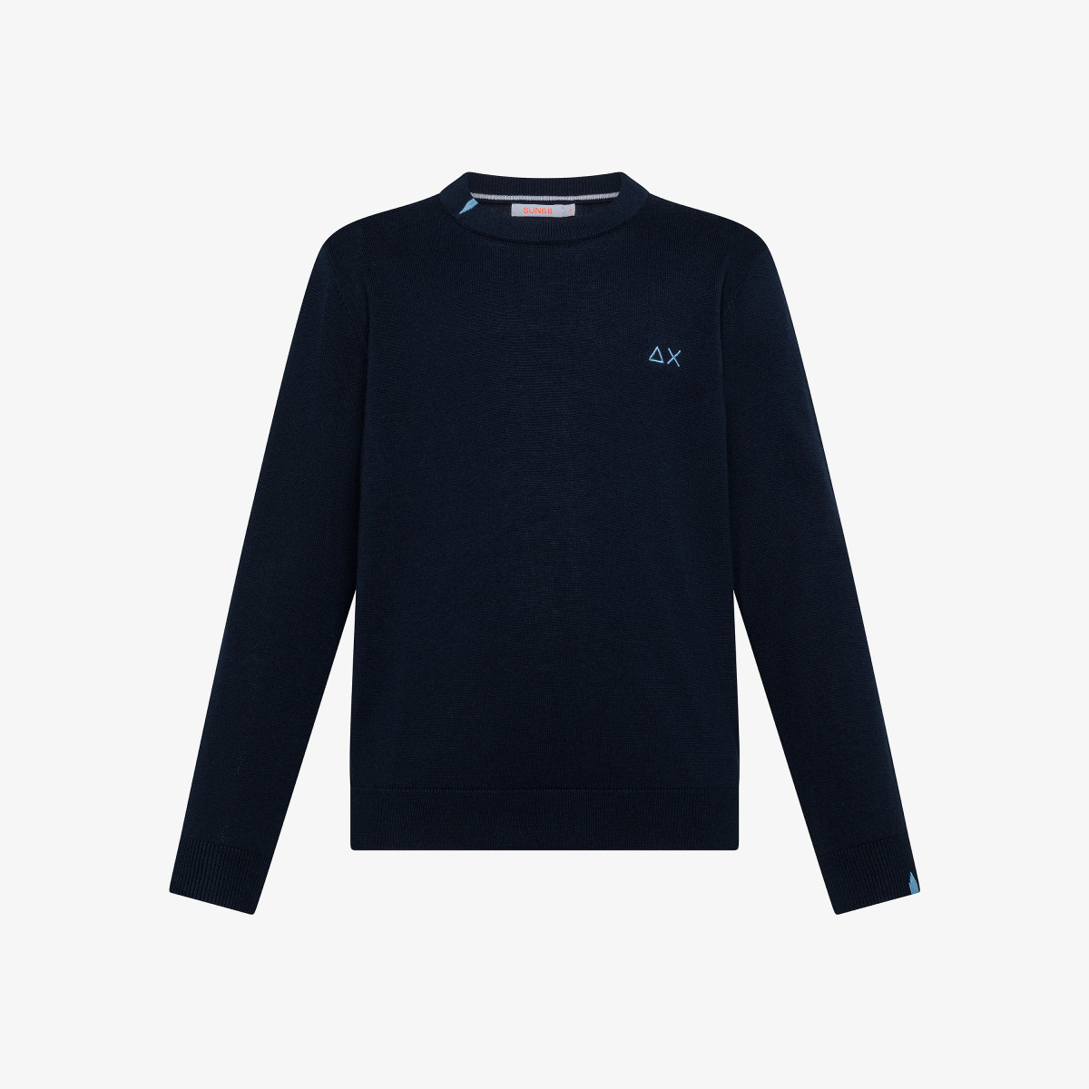 BOY'S SWEATER BASIC L/S NAVY BLUE