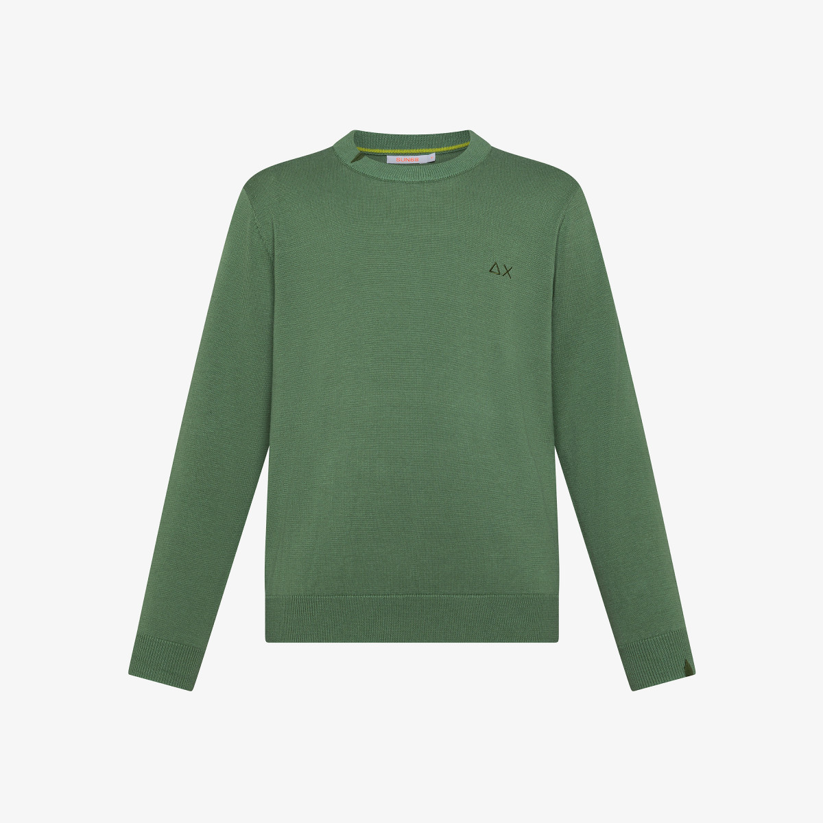 BOY'S SWEATER BASIC L/S VERDE SALVIA