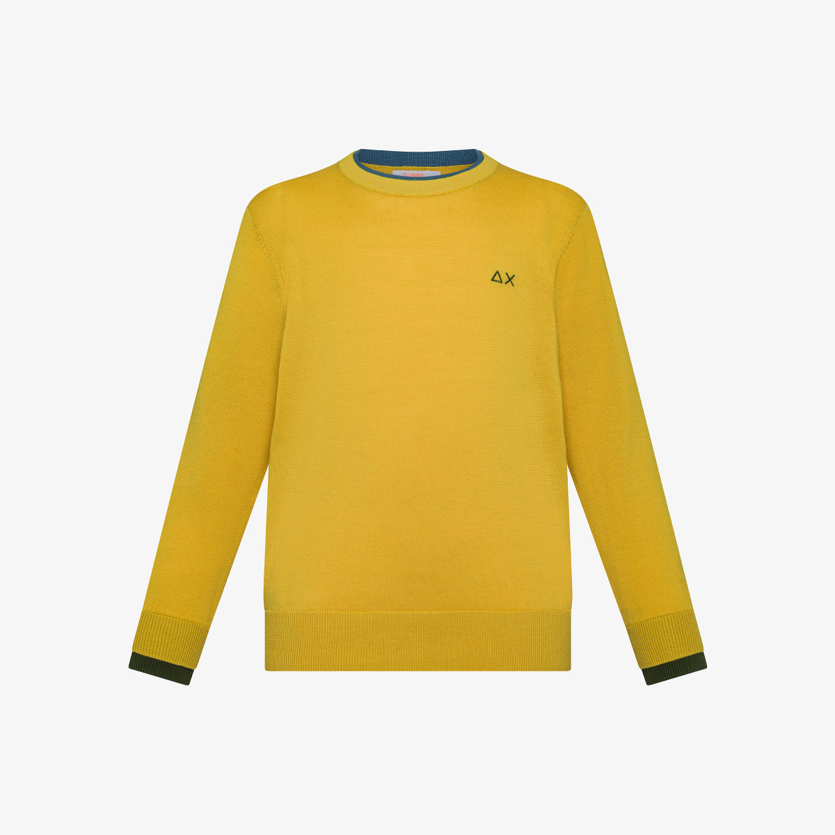 BOY'S SWEATER DOUBLE RIB GIALLO