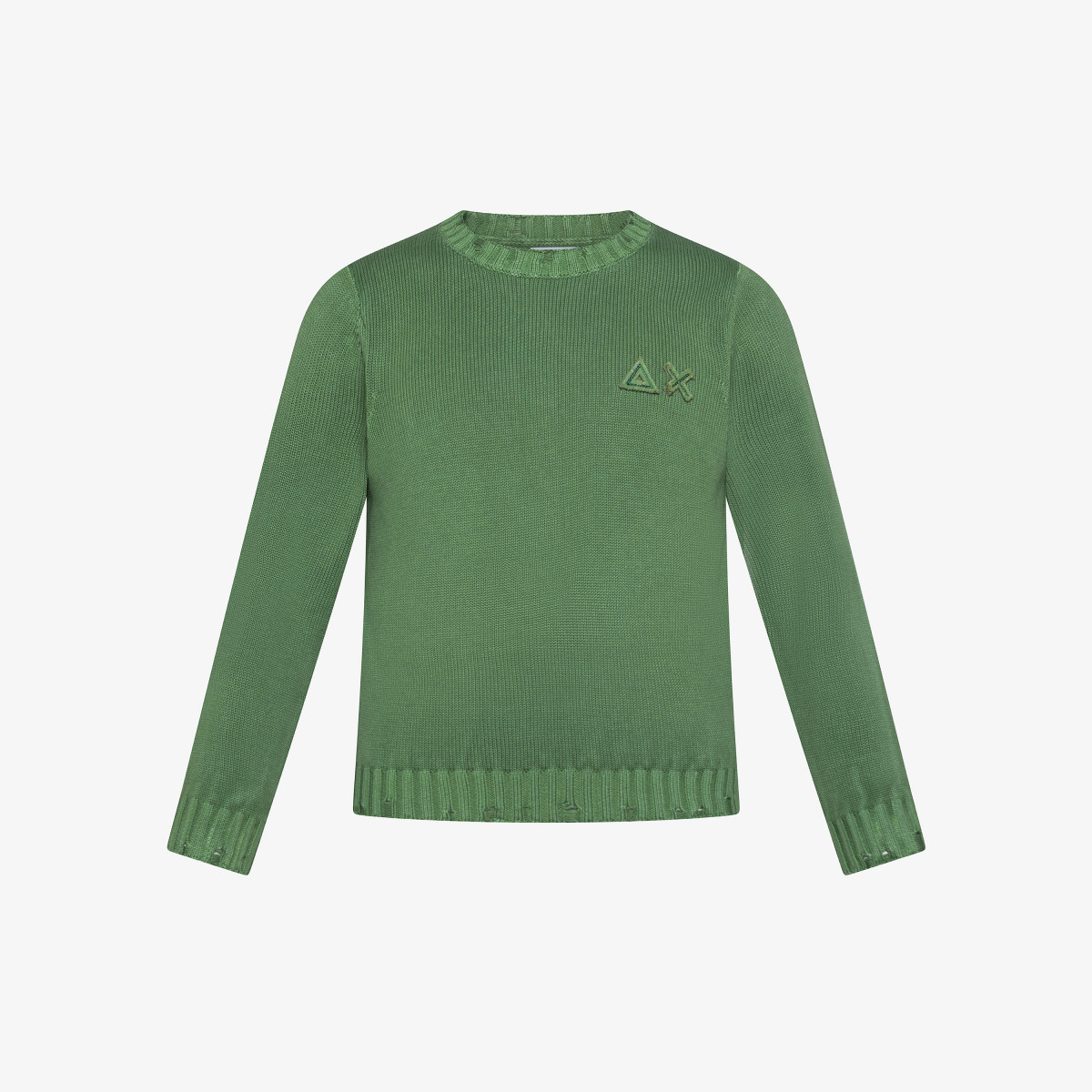 Sage green cotton jumper