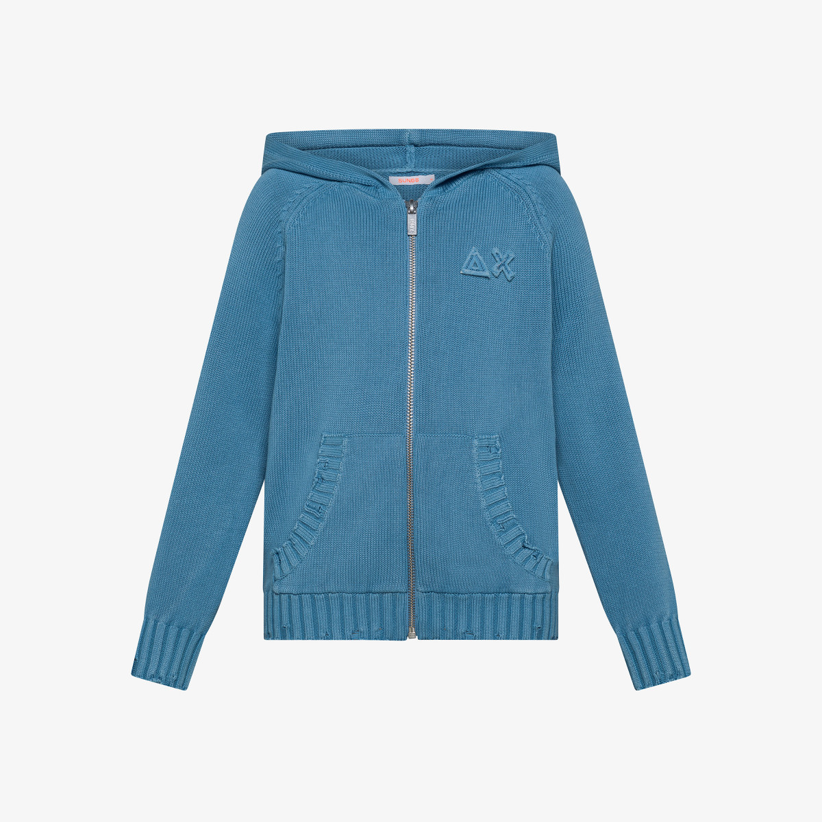 BOY'S SWEATER HOODIE ZIP VINTAGE BROKEN AVIO