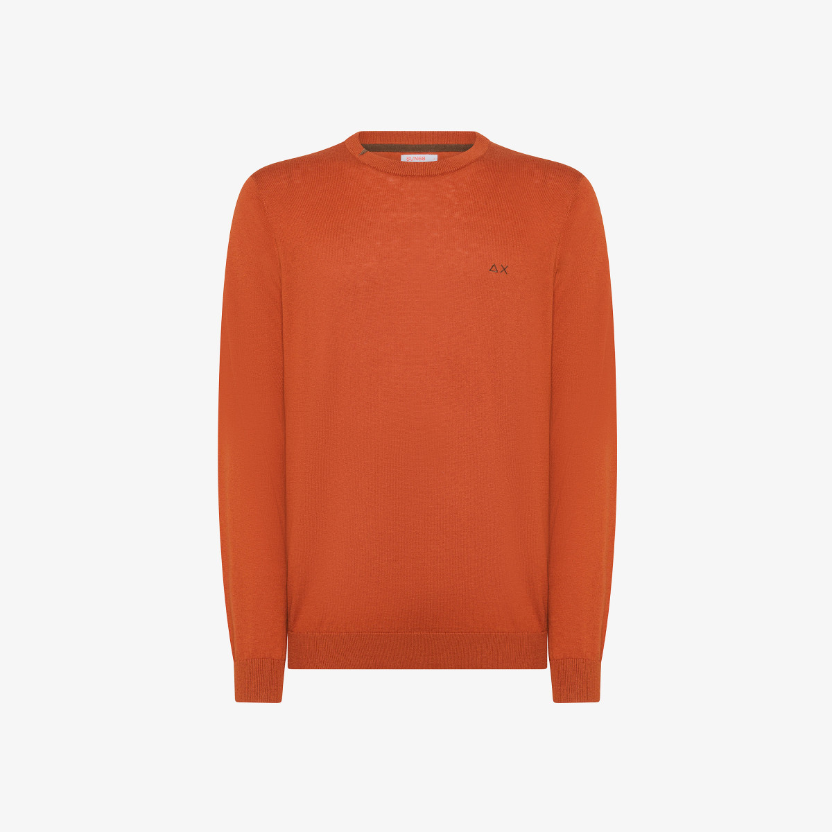 Wool and cotton jumper RUST