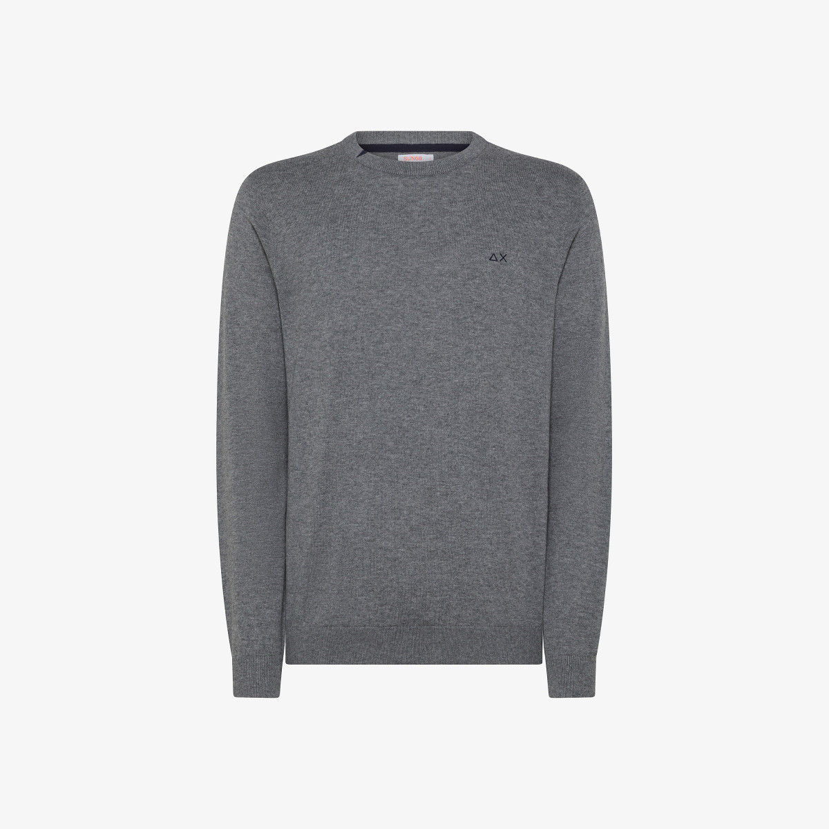 Wool and cotton jumper DARK GREY