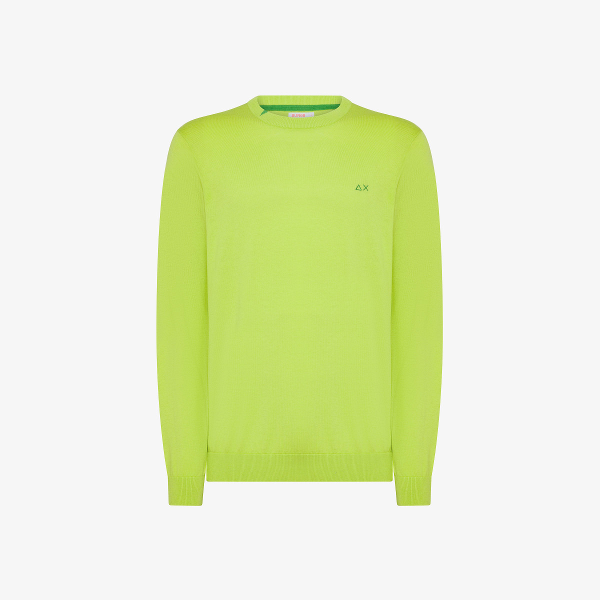 Maglia in lana e cotone LIME