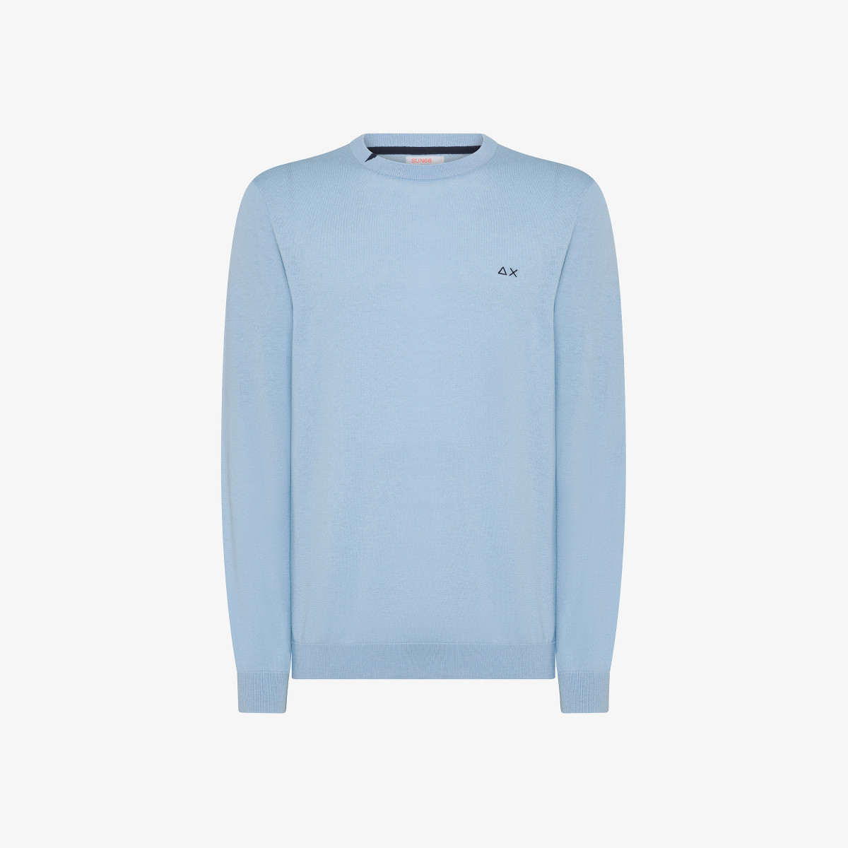 Wool and cotton jumper SKY BLUE