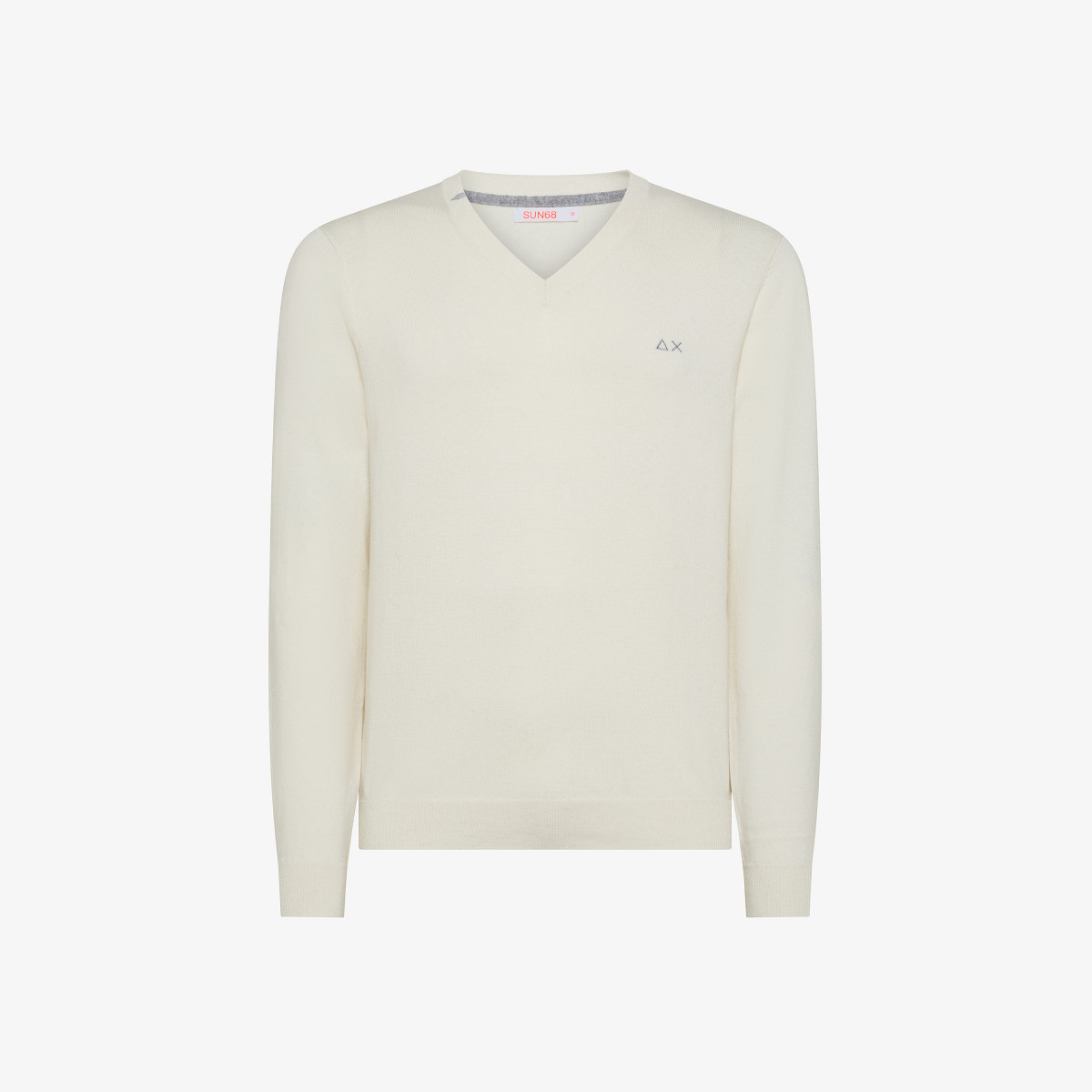 Wool and cotton jumper OFF WHITE