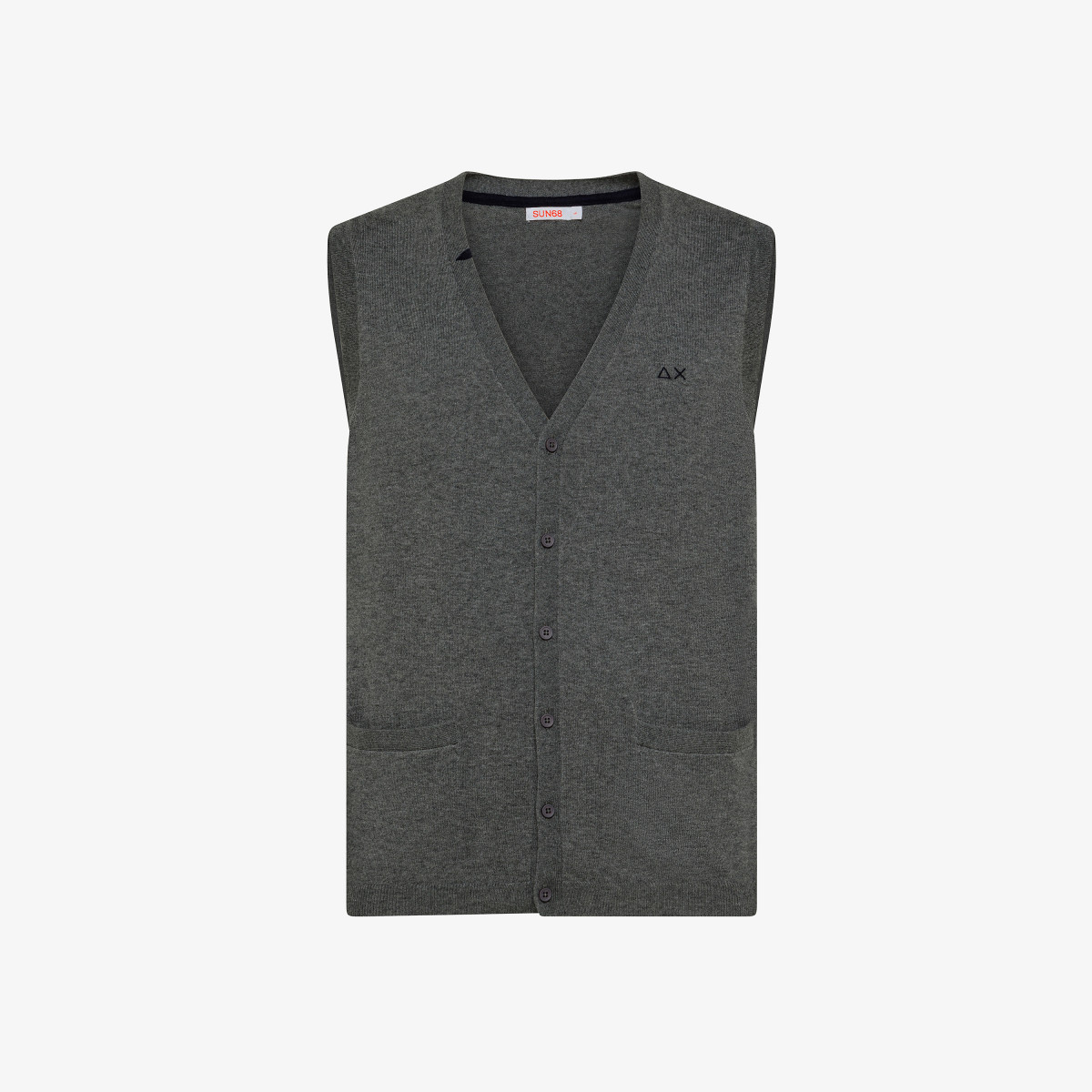 Sun 68 Gilet In Lana E Cotone - Uomo