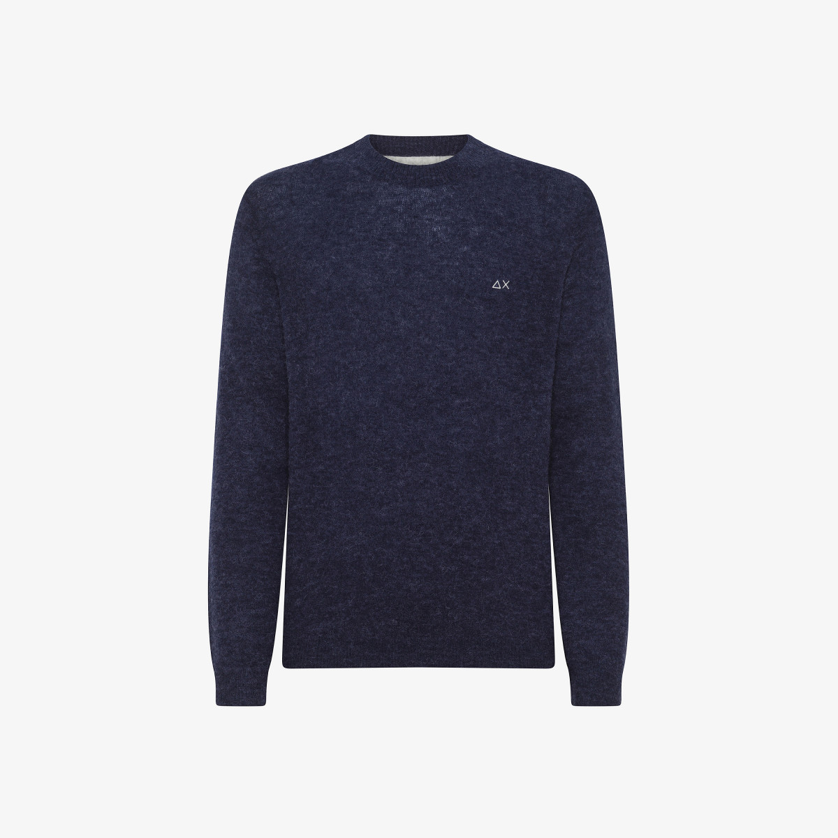 Wool and alpaca jumper NAVY BLUE