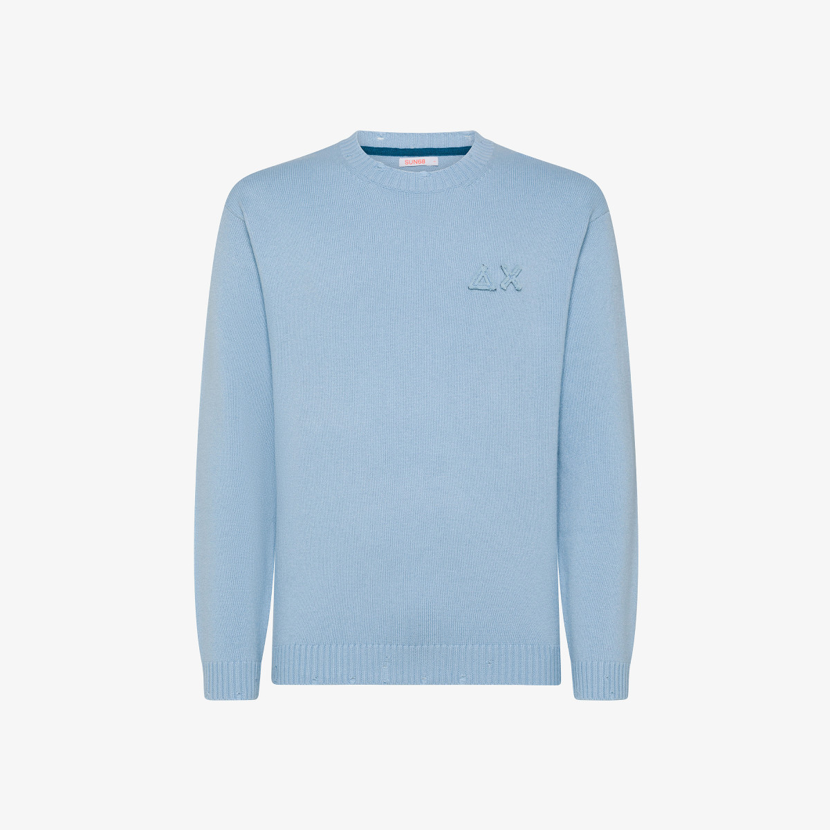 Wool and cashmere jumper SKY BLUE