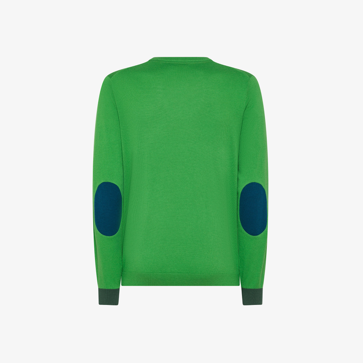 Wool and cotton jumper OLIVE