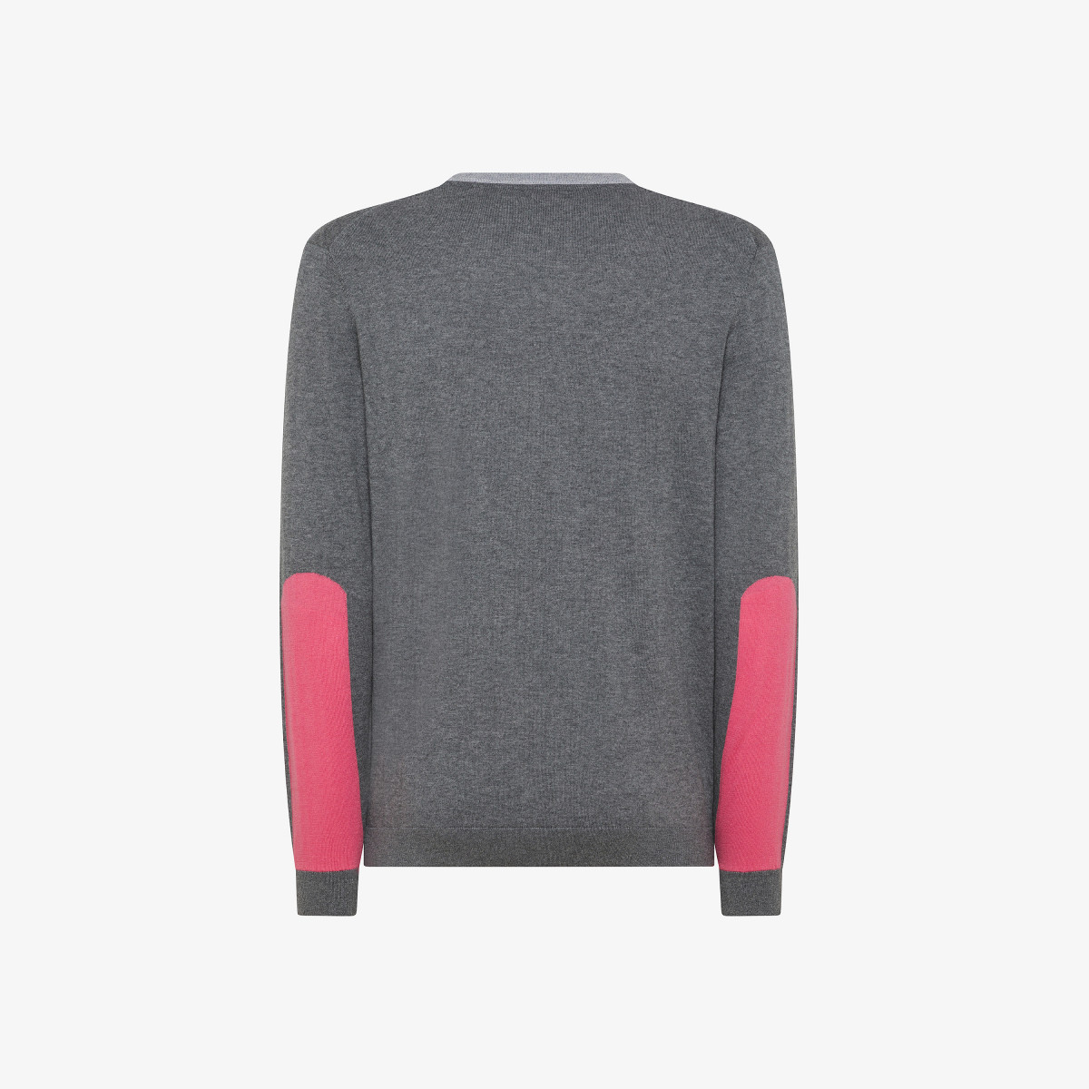 Wool and cotton jumper DARK GREY