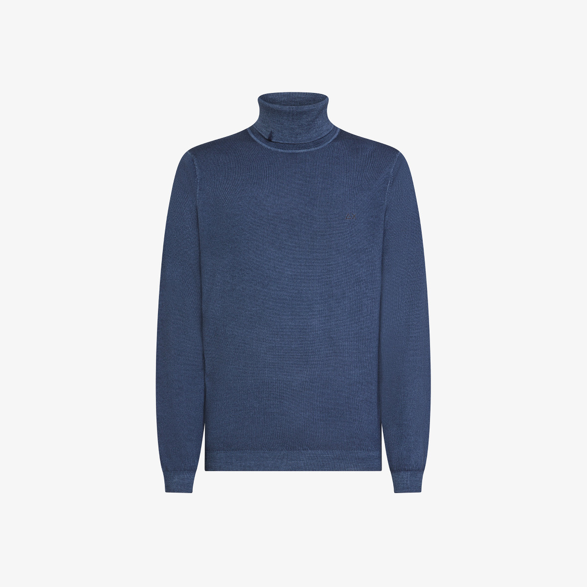 Wool turtleneck jumper NAVY BLUE