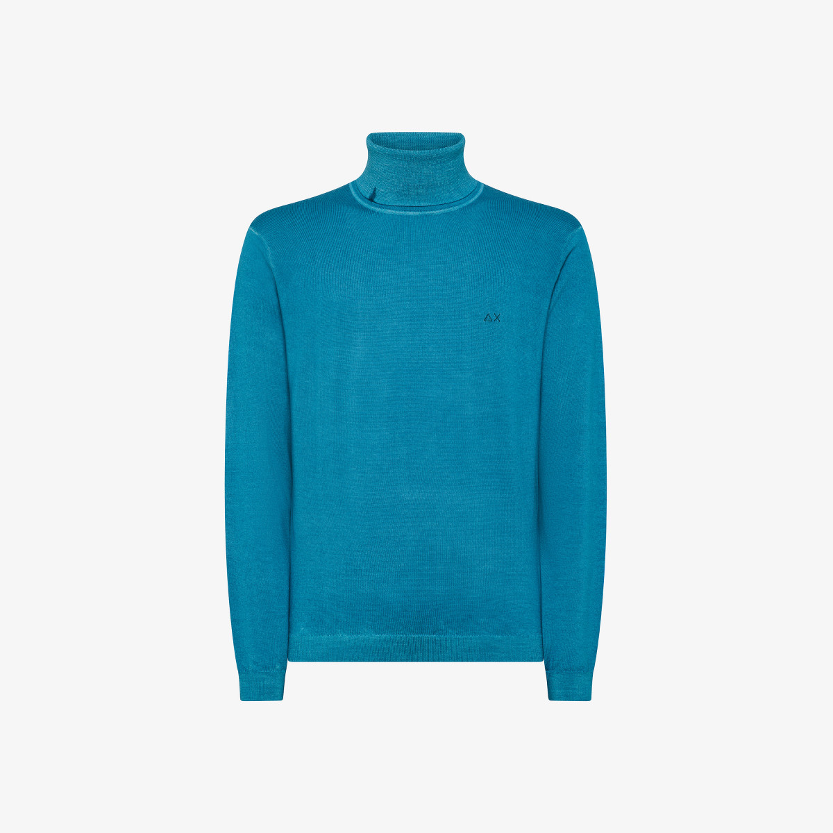 Wool turtleneck jumper TURQUOISE