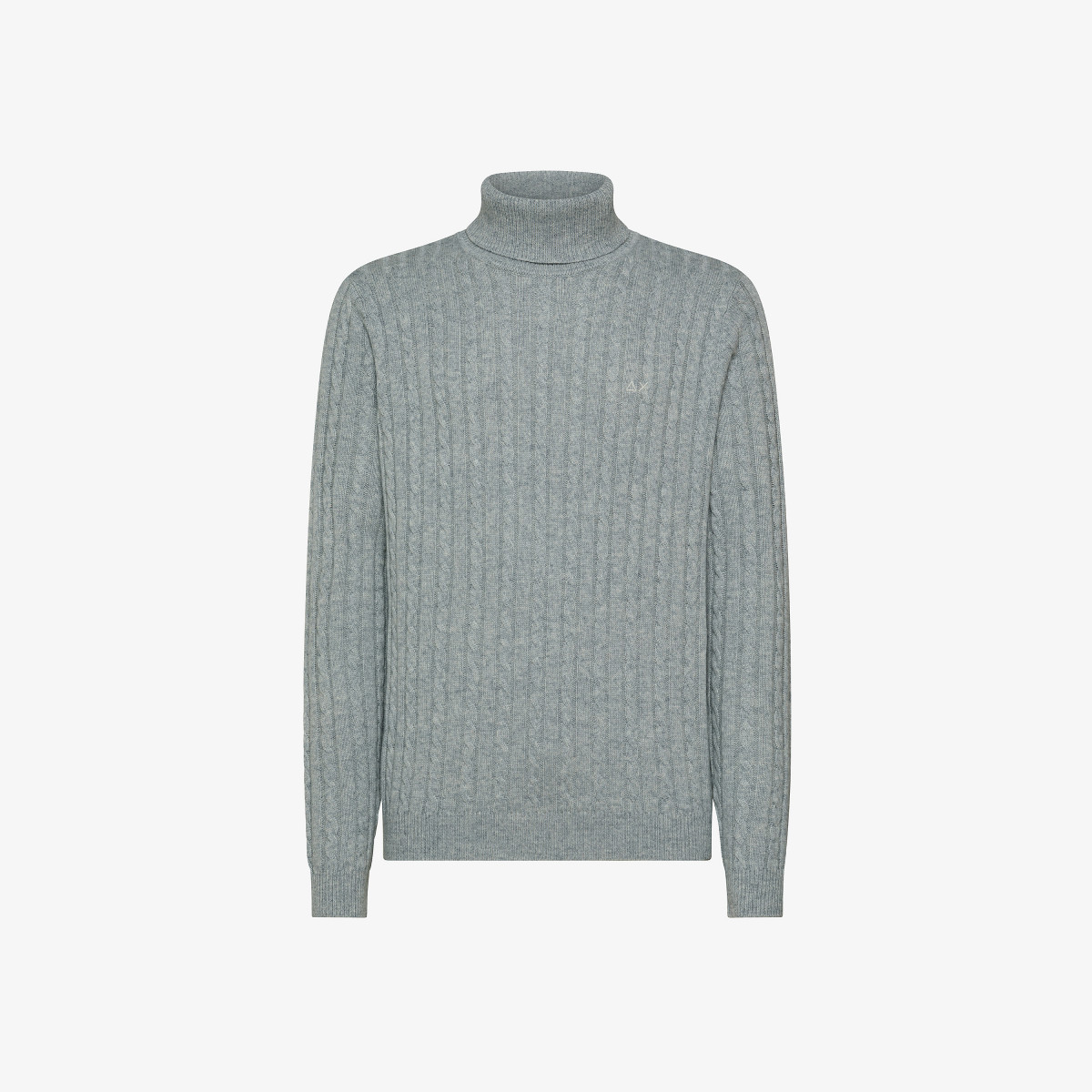 Wool and cashmere turtleneck jumper MEDIUM GREY