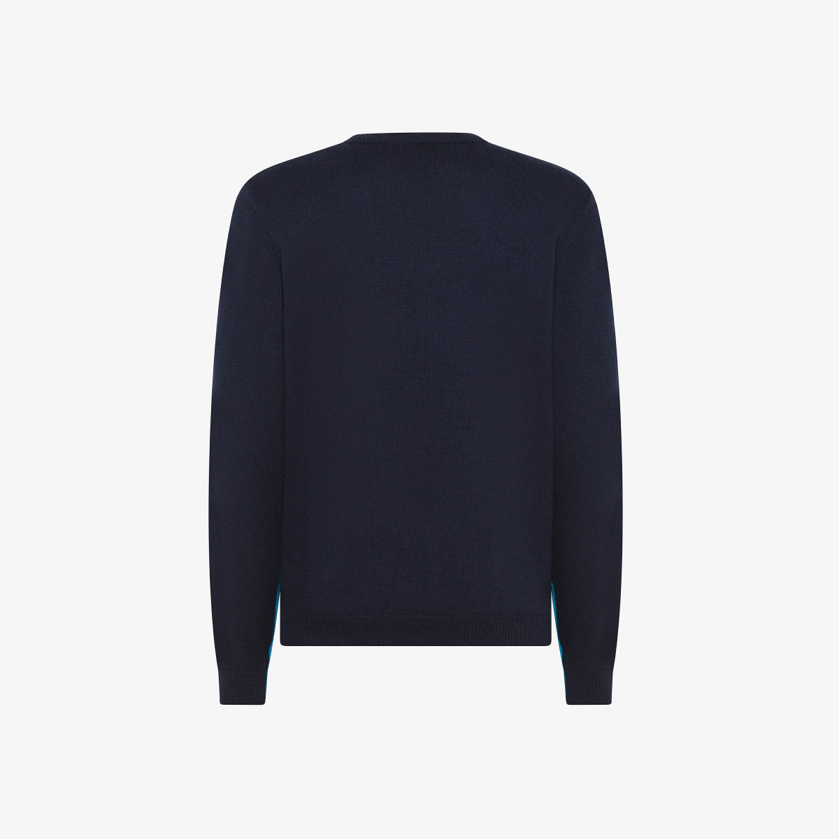 Maglia in lana e cotone NAVY BLUE