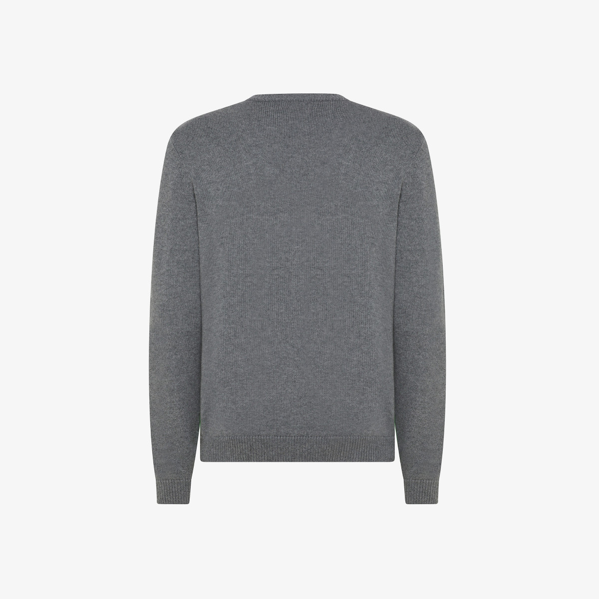 Wool and cotton jumper DARK GREY