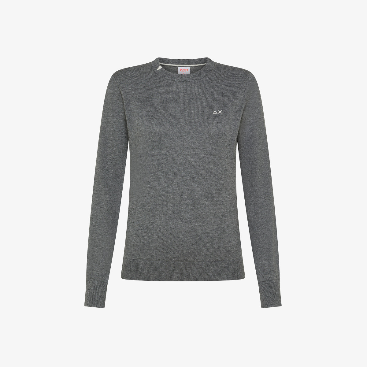 Wool and cotton jumper DARK GREY