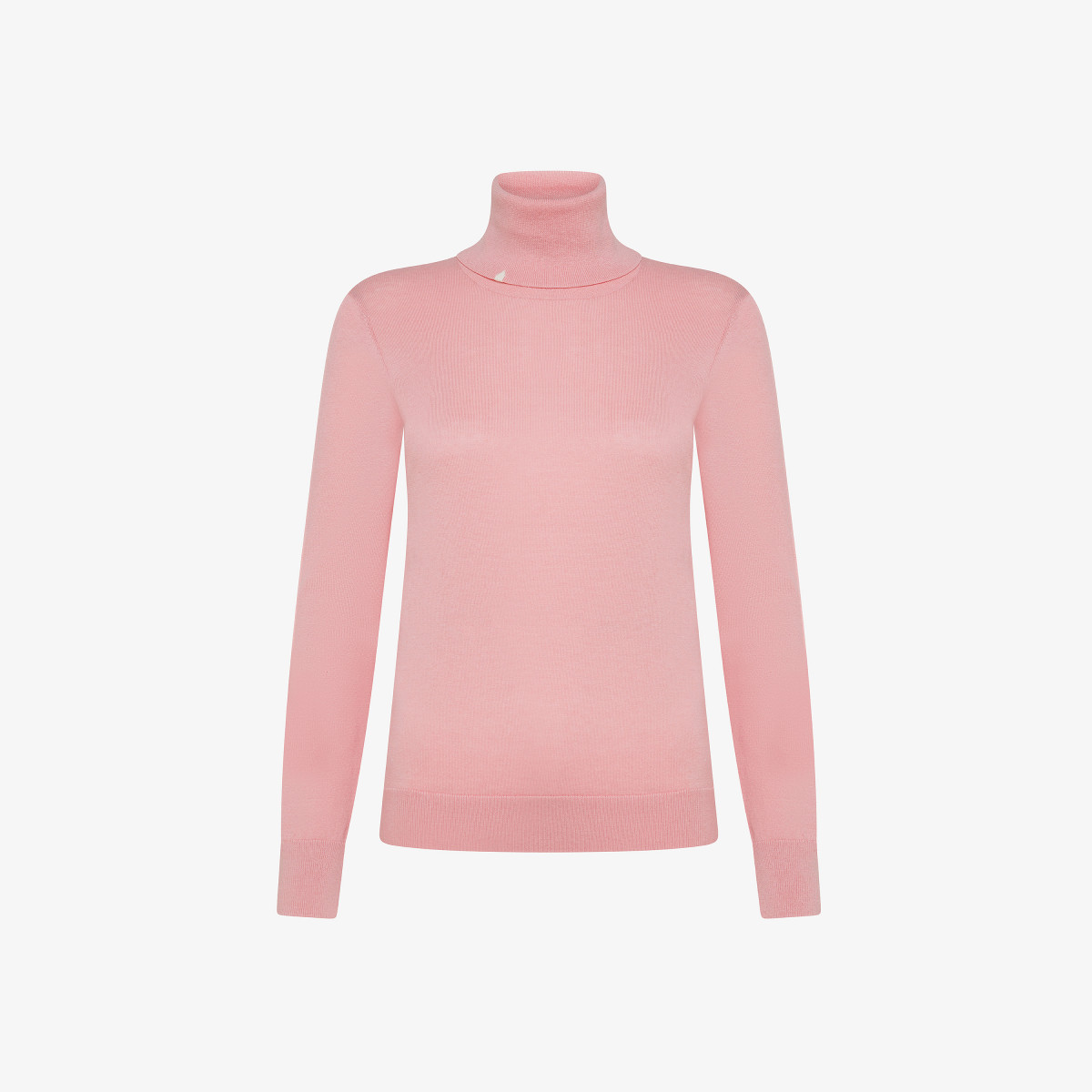 TURTLE NECK BASIC L/S BUBBLE GUM