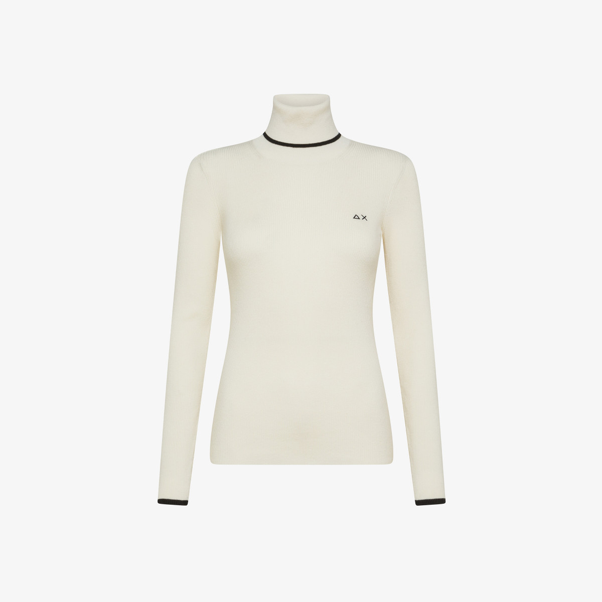 Wool and cotton jumper OFF WHITE