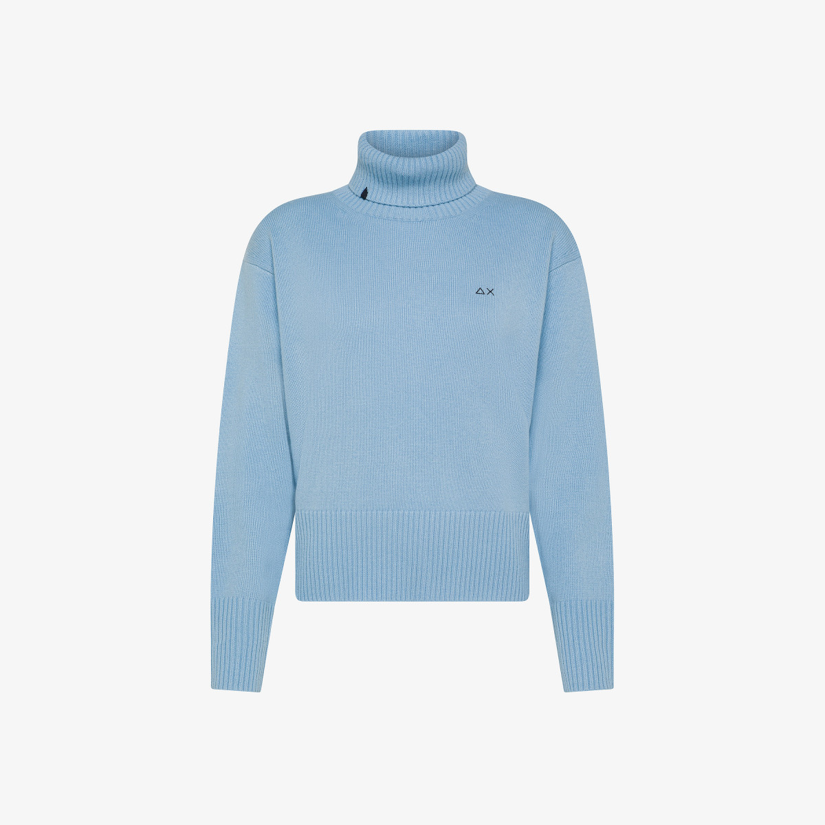 Maglia in lana e cashmere SKY BLUE