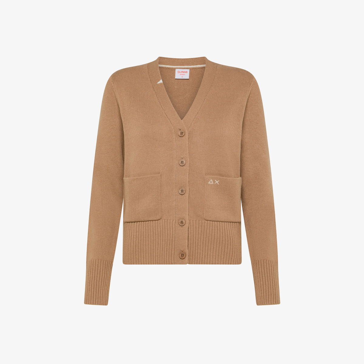 Wool and cashmere cardigan BEIGE