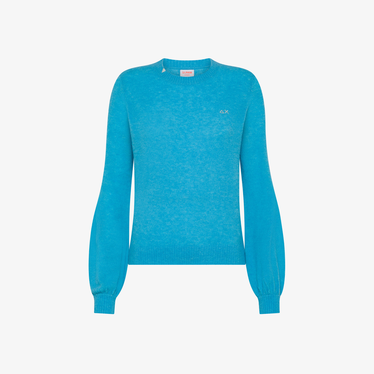 ROUND NECK ALPACA BLUE