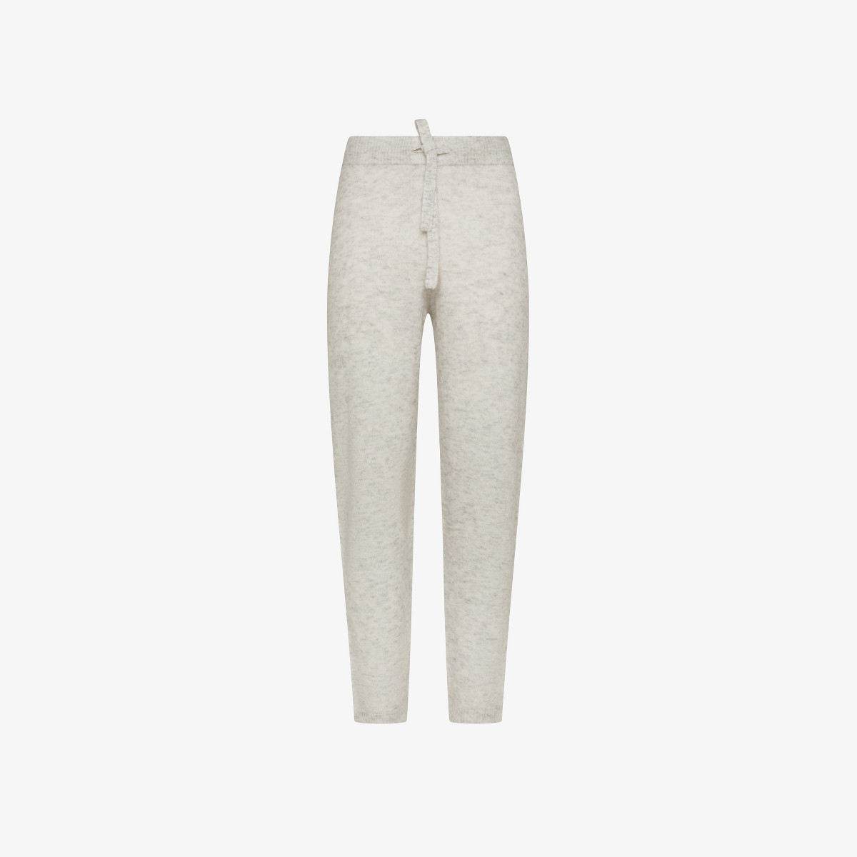 Wool and alpaca joggers LIGHT GREY