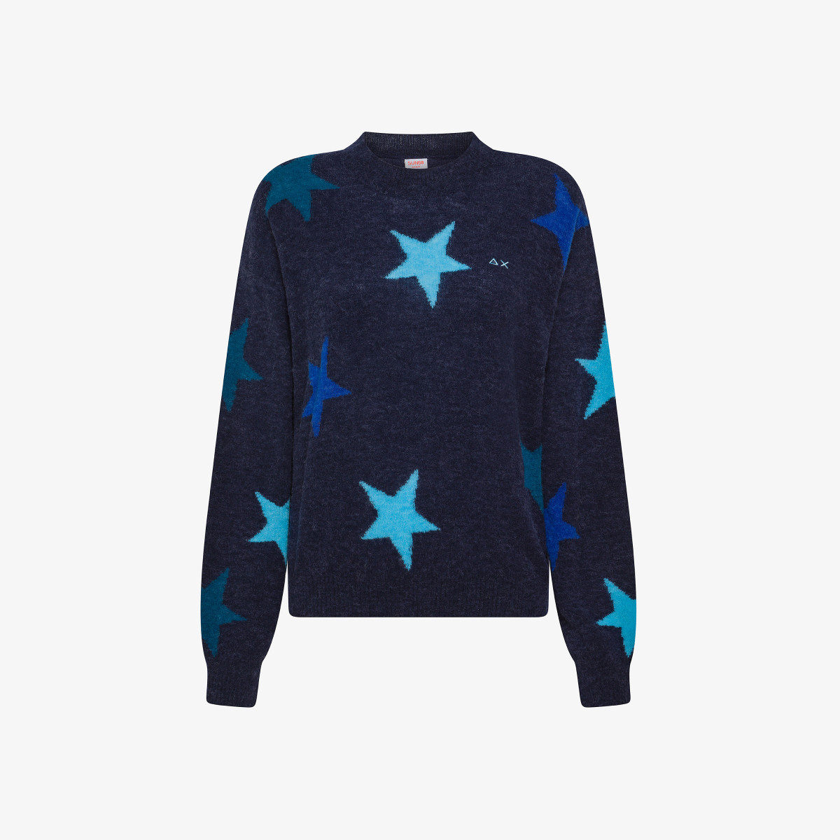 Jacquard star jumper NAVY BLUE