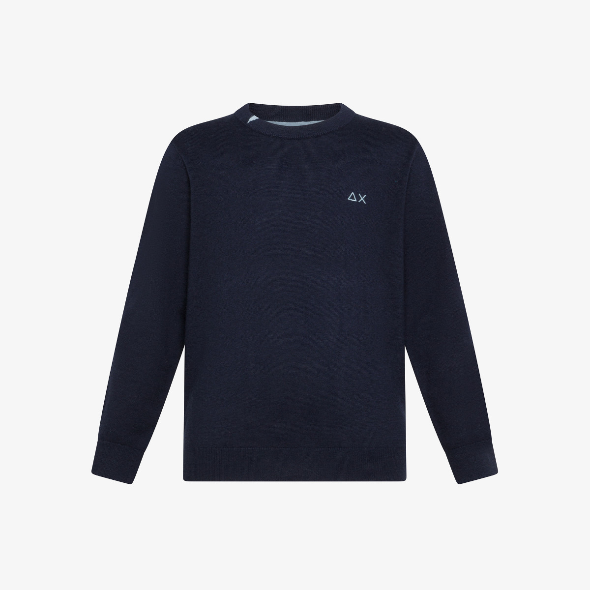 Maglia in lana e cotone NAVY BLUE