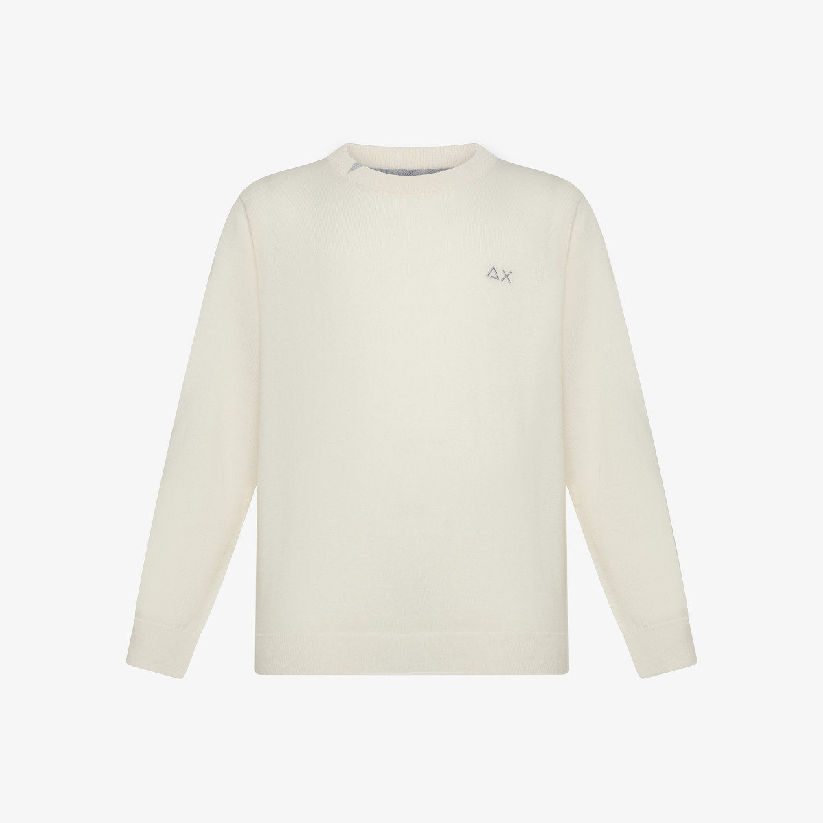 Wool and cotton jumper OFF WHITE