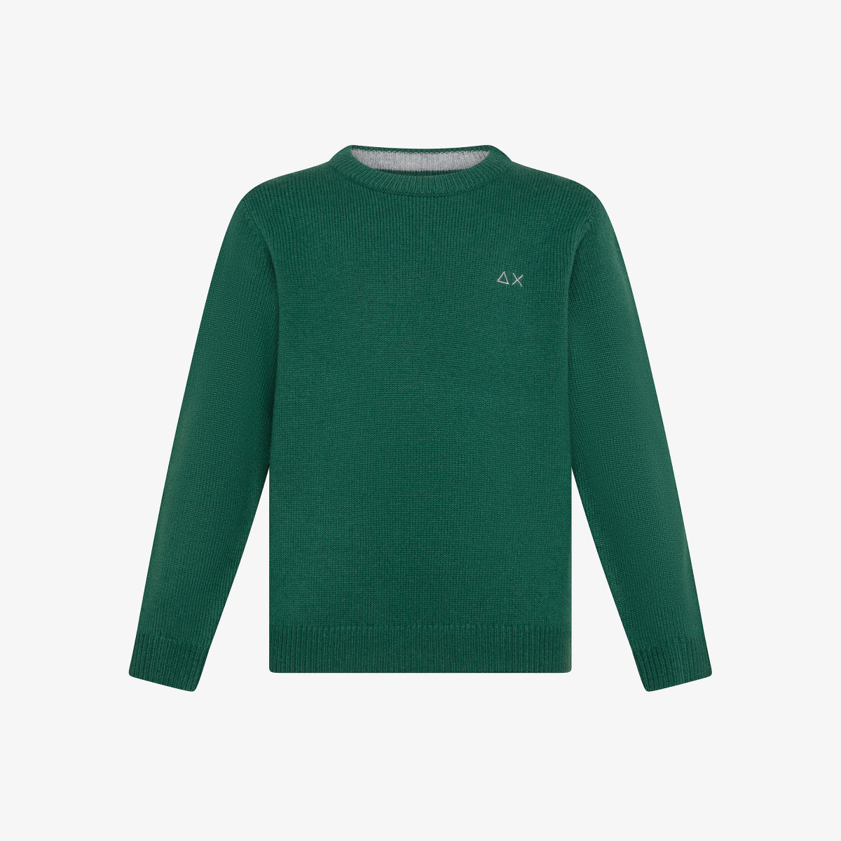 Maglia in lana e cashmere VERDE SCURO