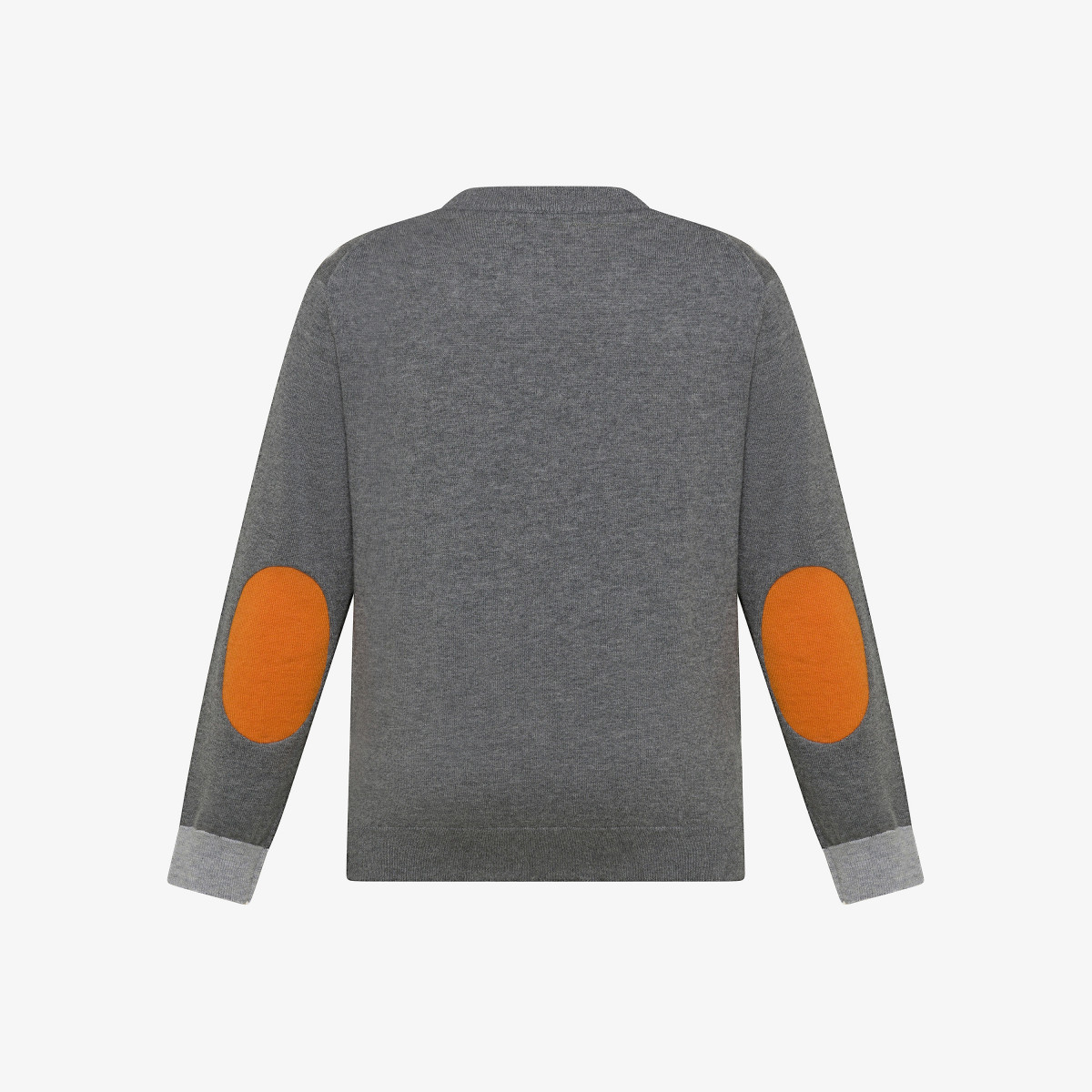 Wool and cotton jumper DARK GREY