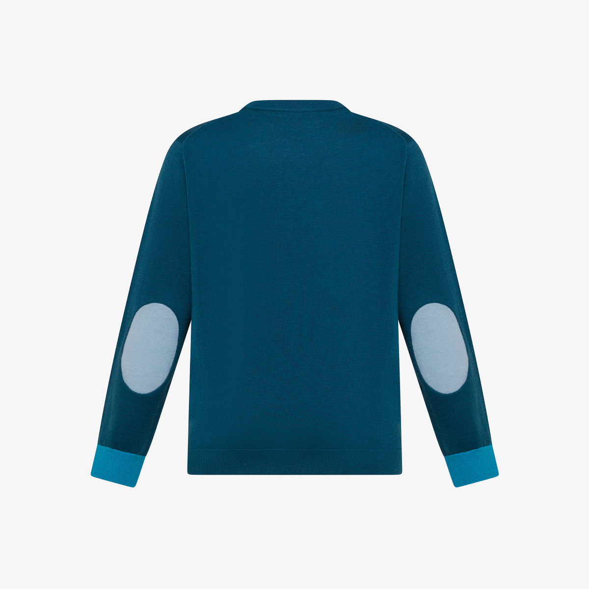 Wool and cotton jumper DEEP BLUE