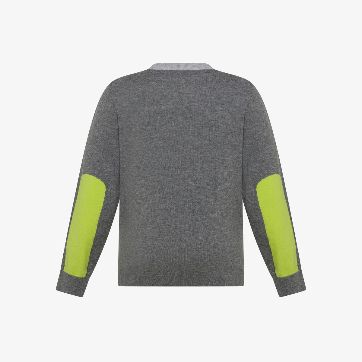 Wool and cotton jumper DARK GREY