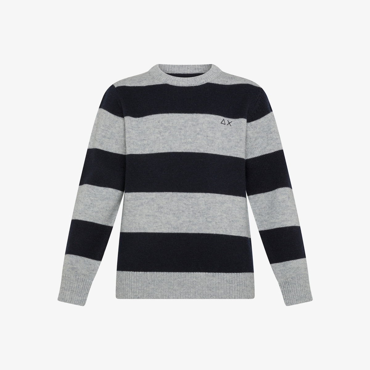 Sun 68 Maglia In Lana E Cashmere A Righe - Bambino