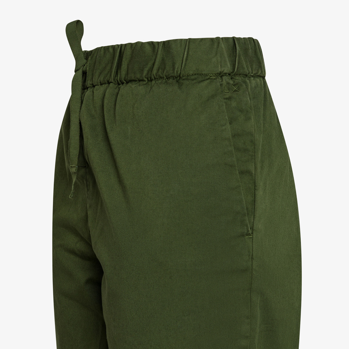 TROUSERS COULISSE DARK GREEN