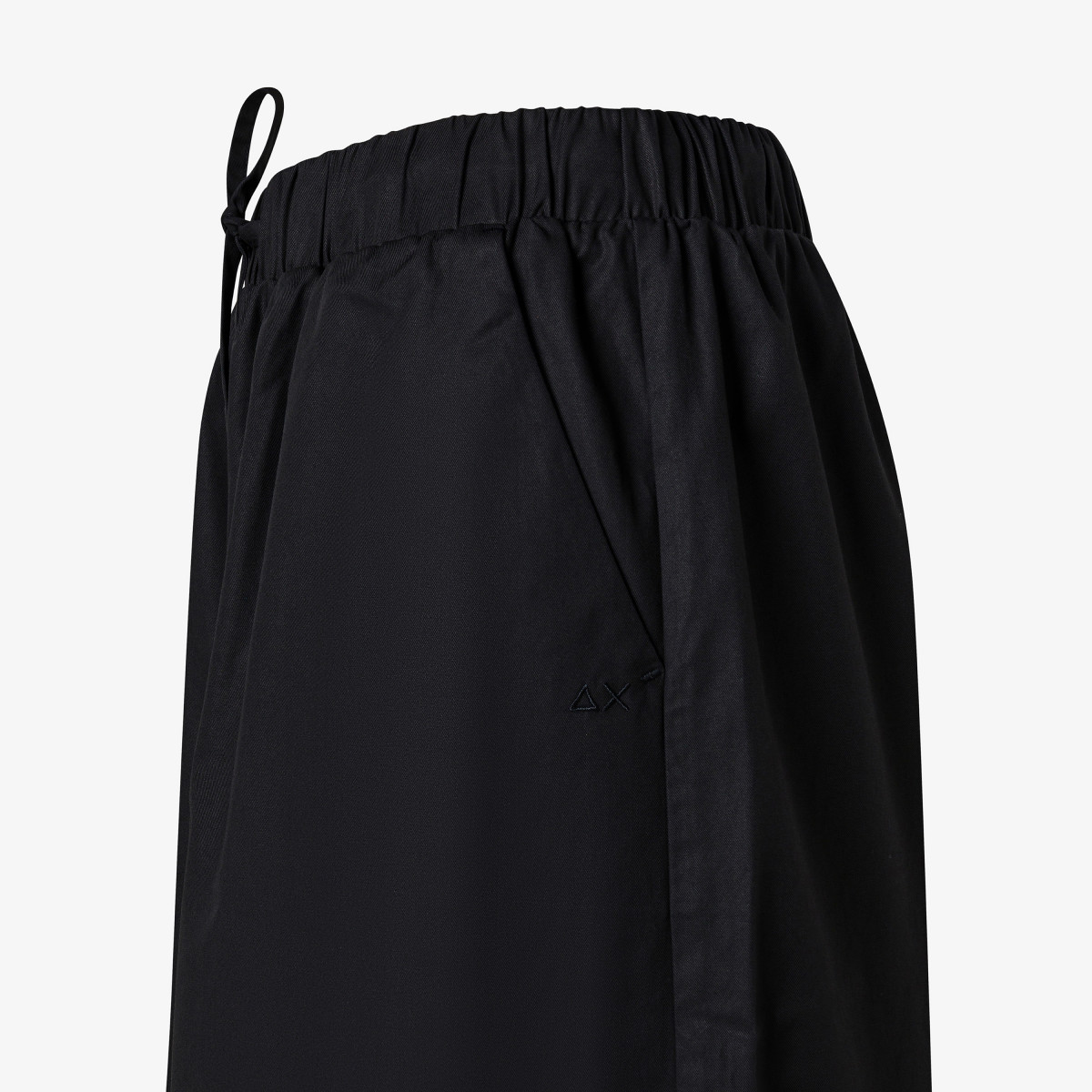 TROUSERS WIDE LEG NERO