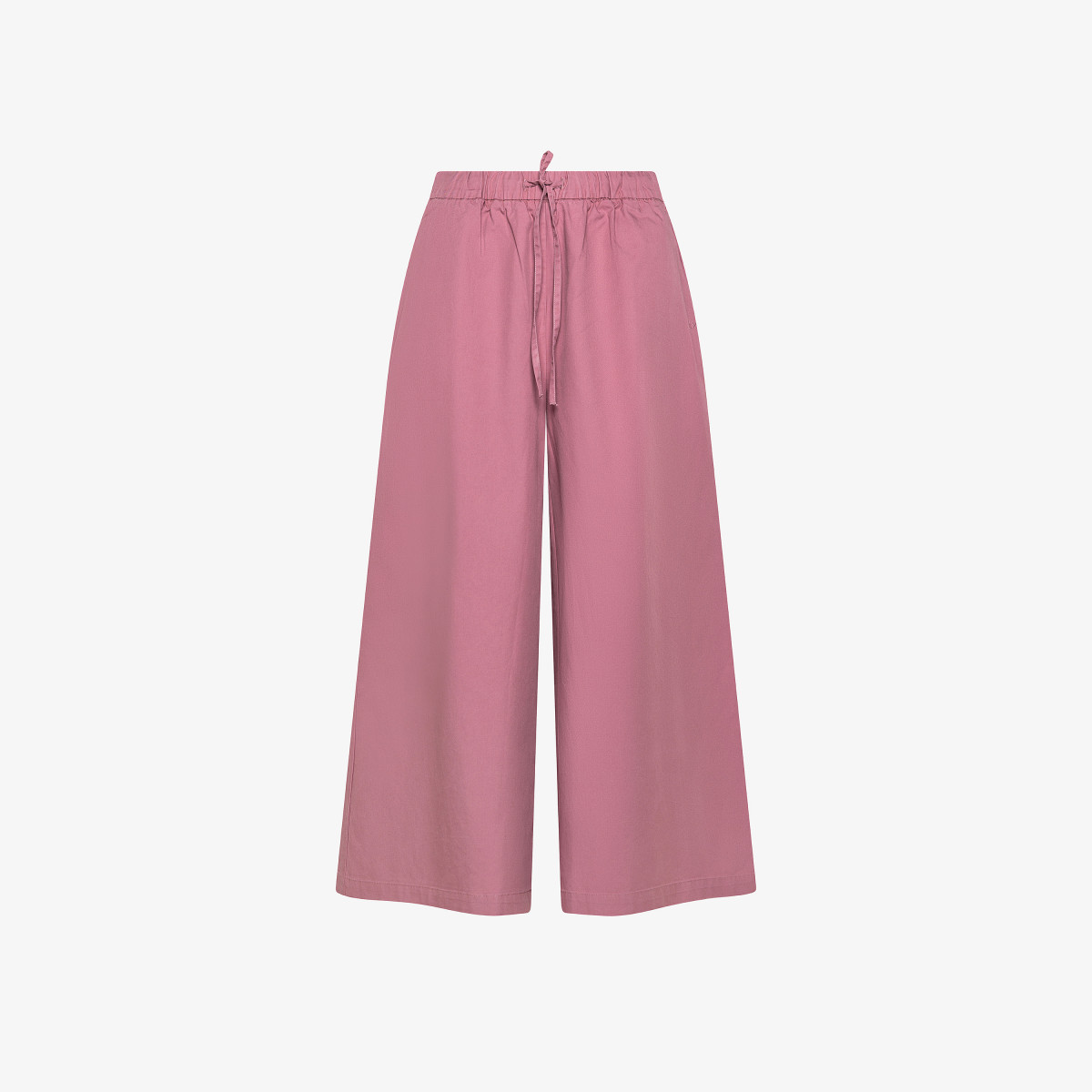 TROUSERS WIDE LEG ROSA SCURO