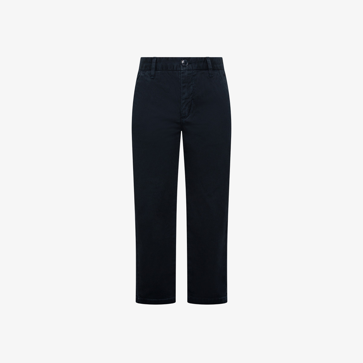 Pantaloni chino in cotone blu navy