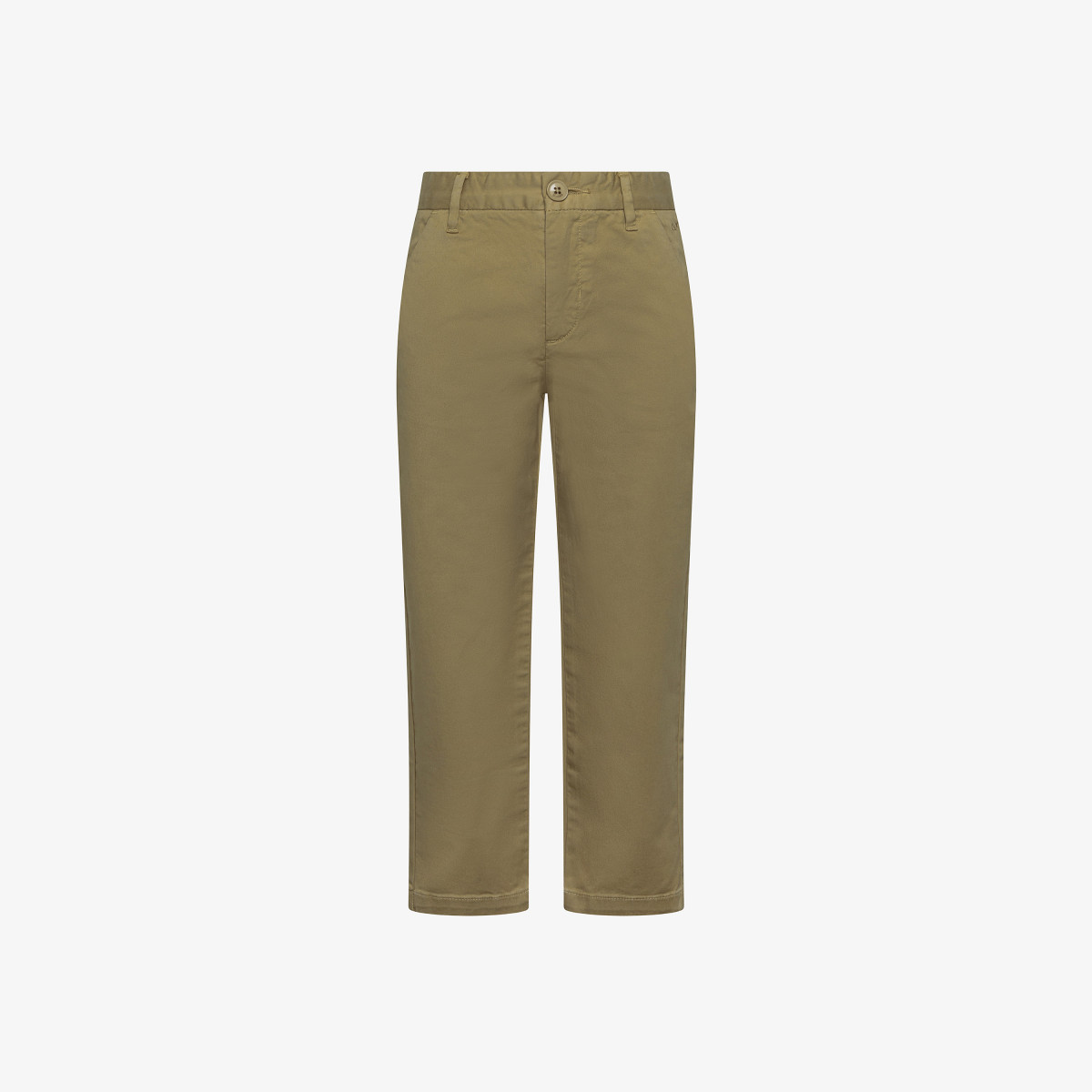 Pantaloni chino in cotone beige
