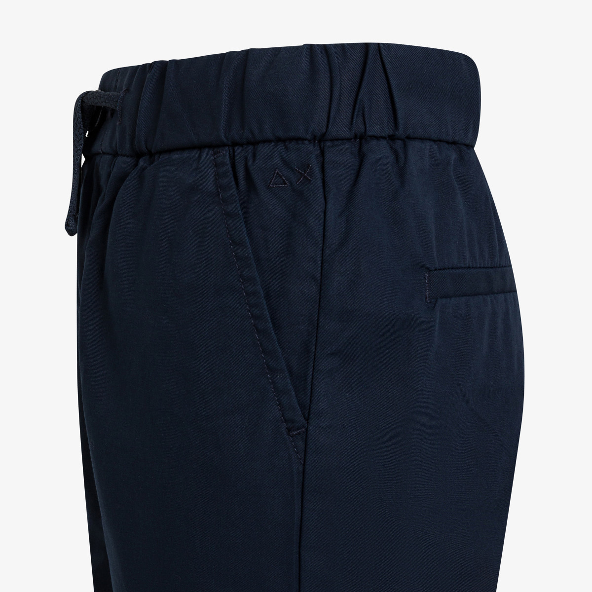 Navy blue cotton trousers