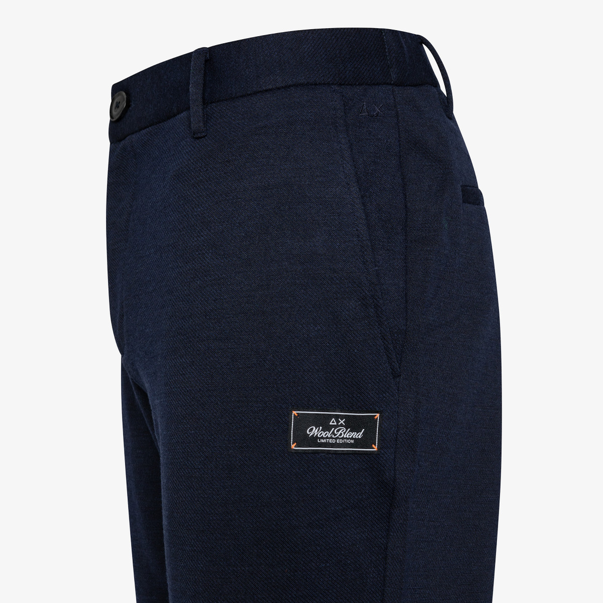 PANT COULISSE WOOL NAVY BLUE
