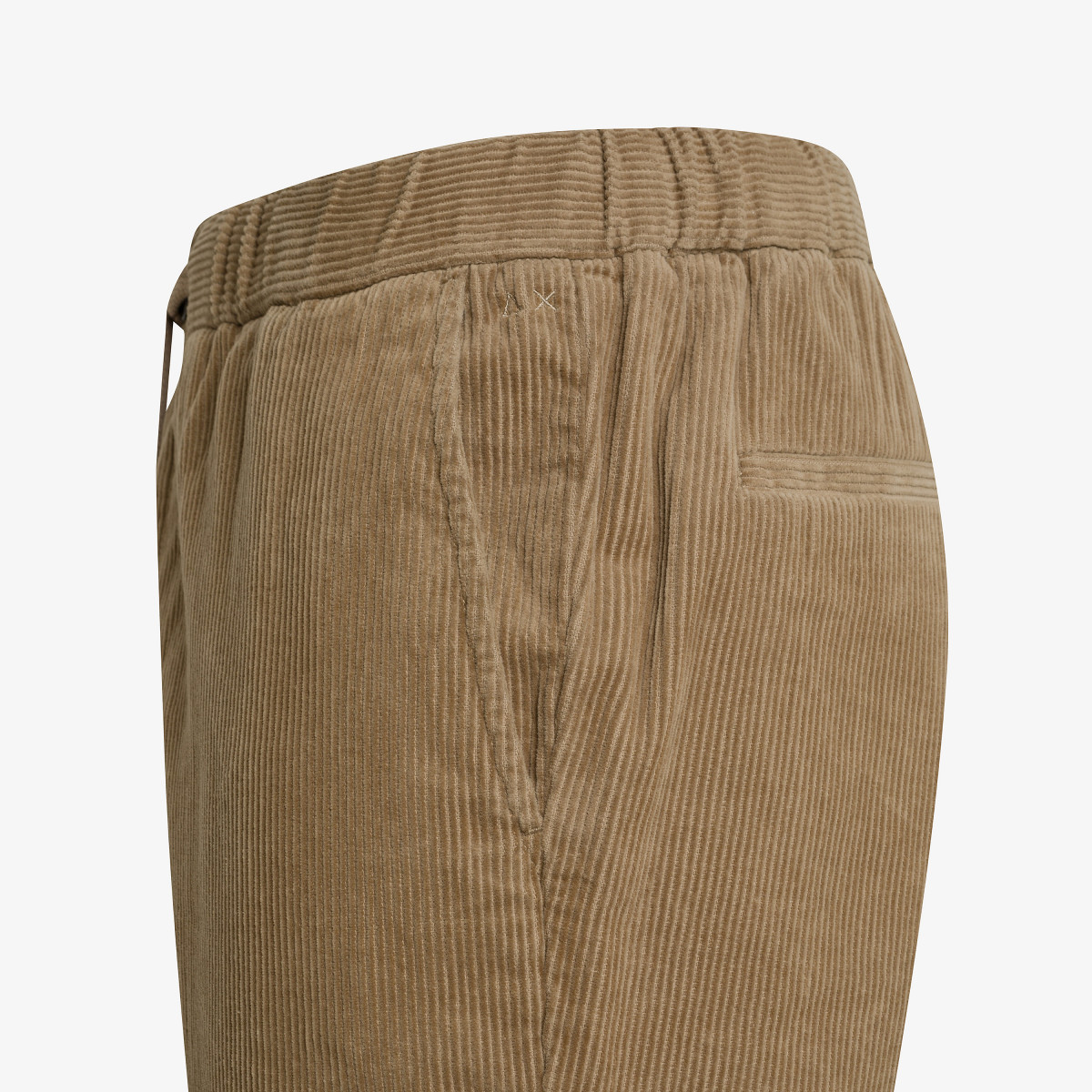 PANT COULISSE CORDUROY BEIGE