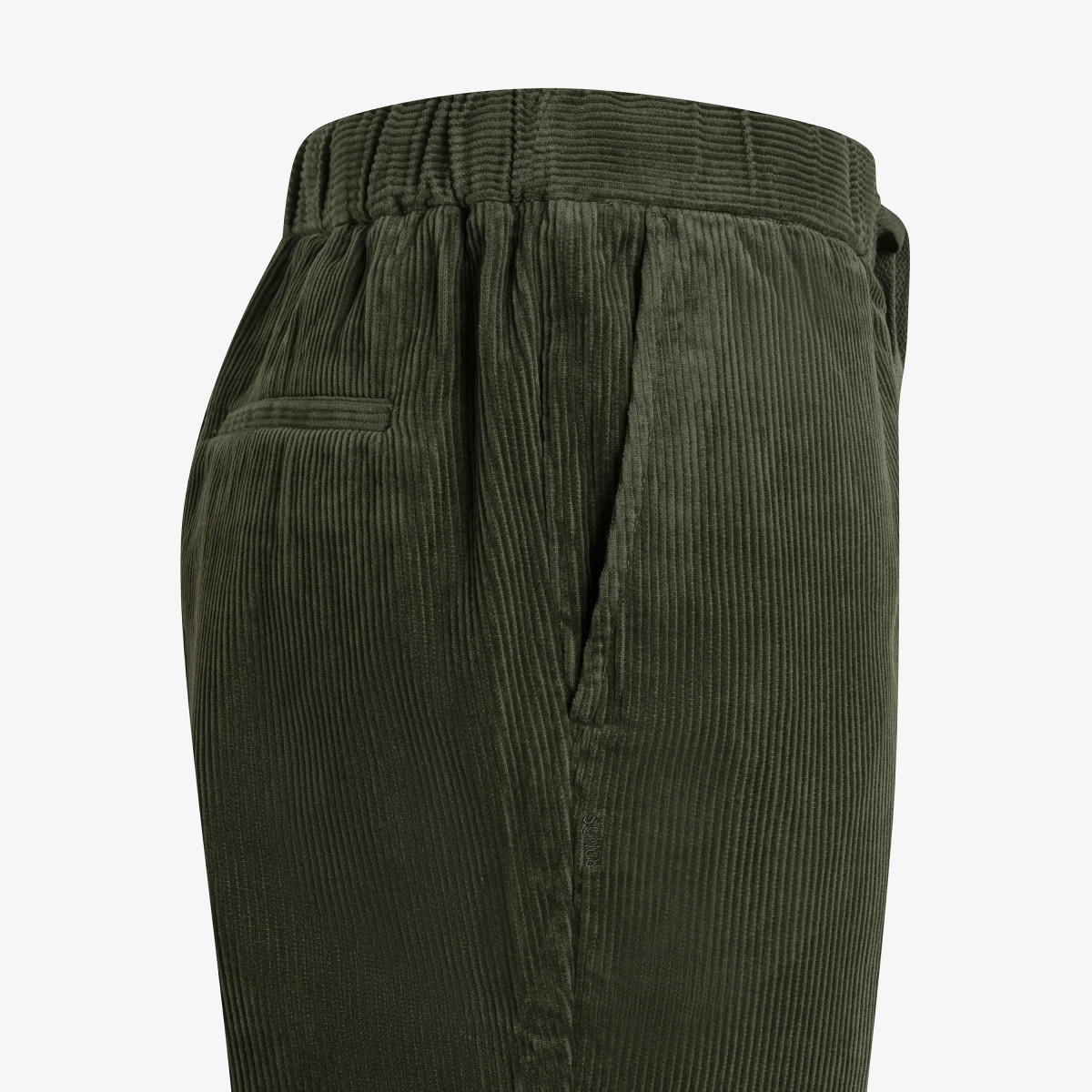 PANT COULISSE CORDUROY DARK GREEN