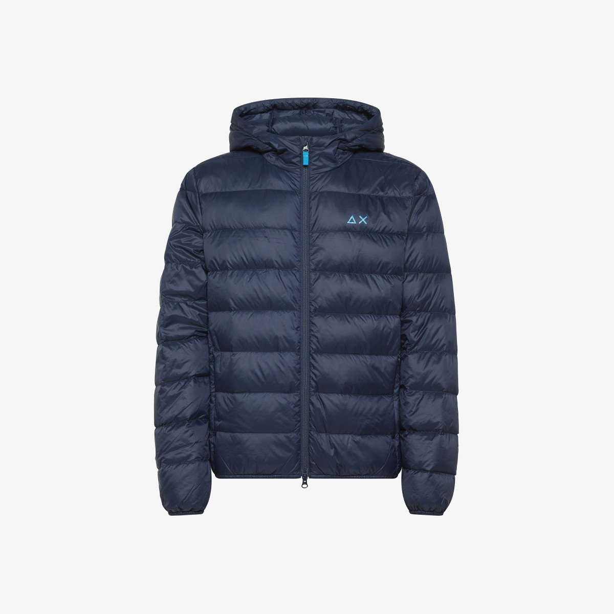 HOOD DOWN JACKET NAVY BLUE