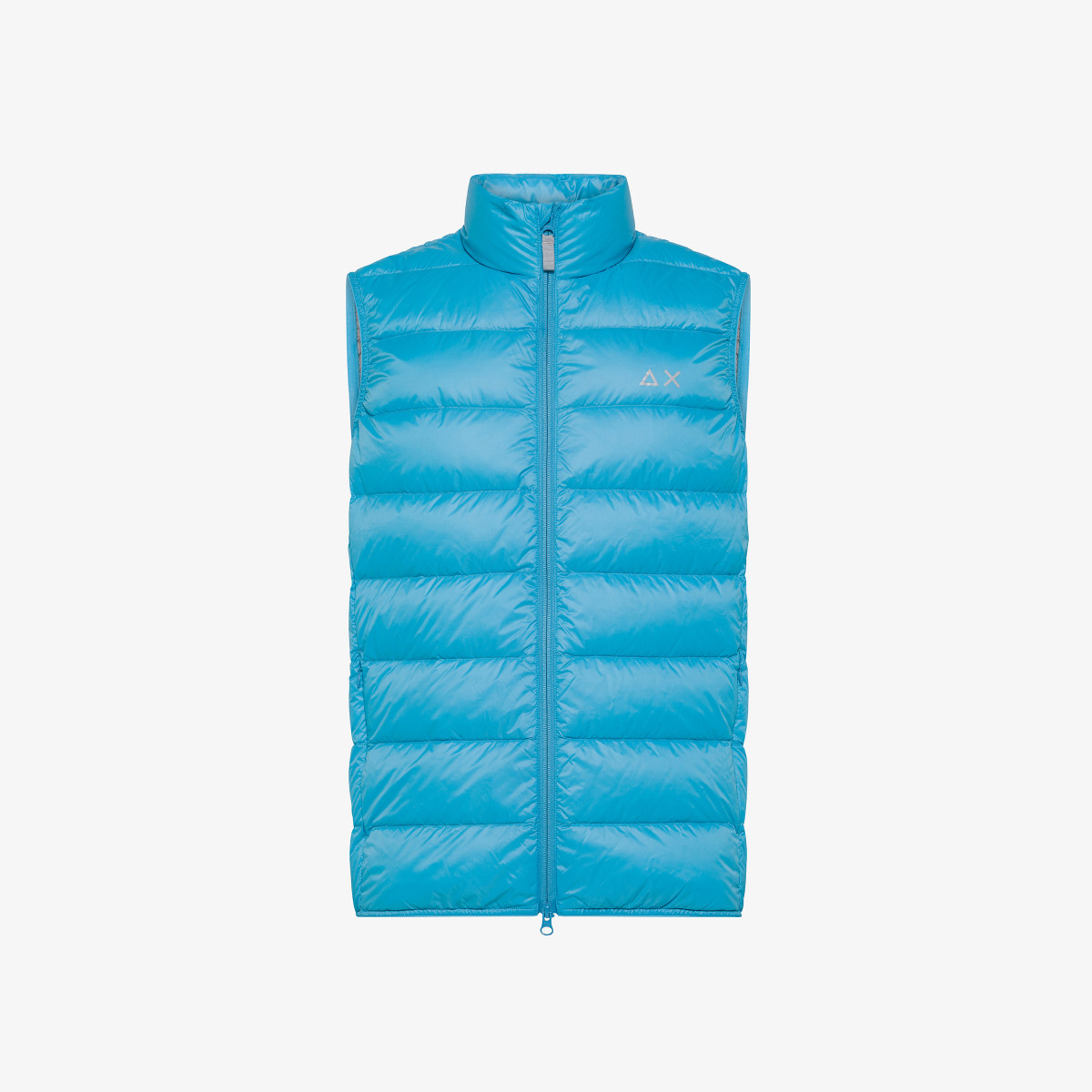 Quilted nylon gilet BLUE