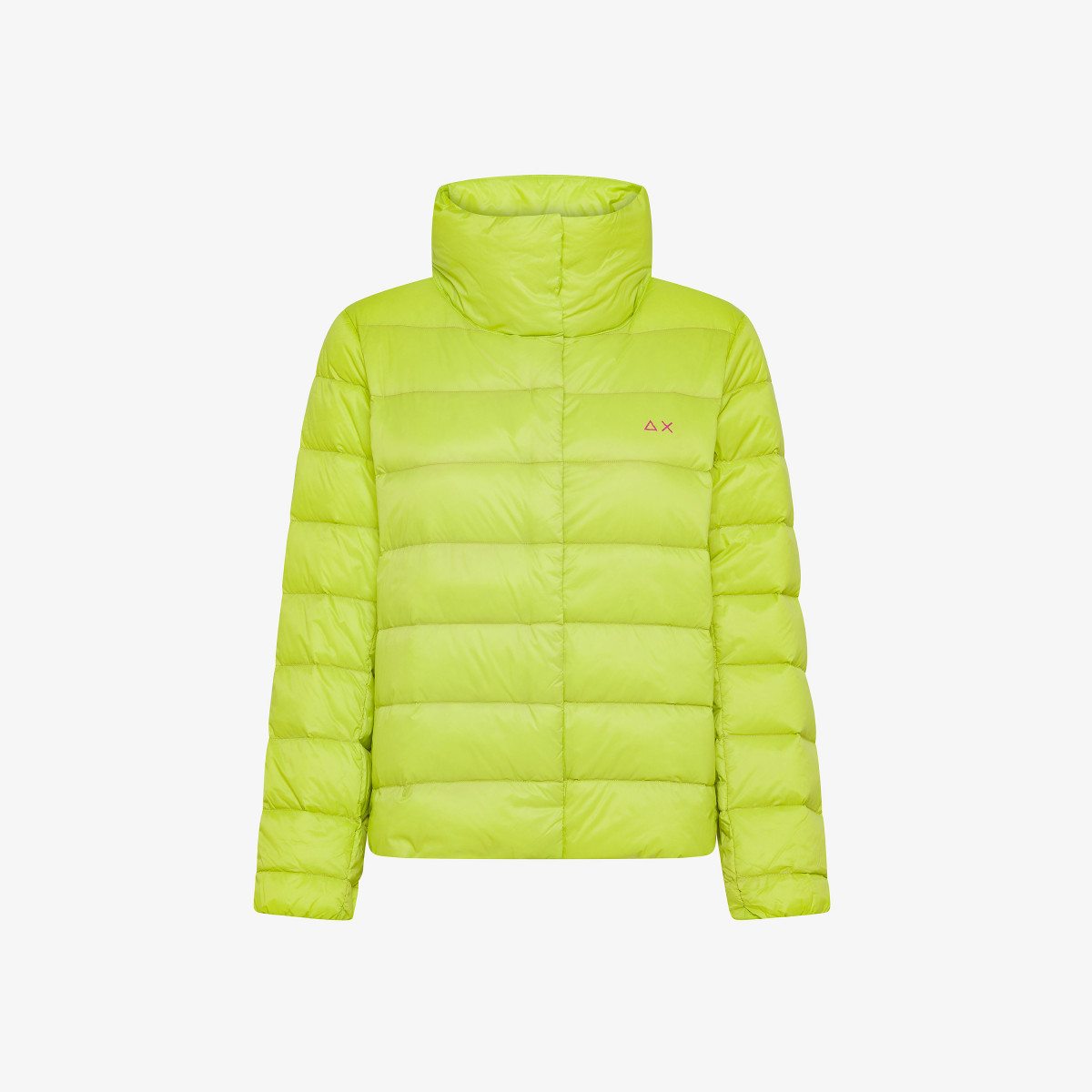 HIGH COLLAR DOWN JACKET LIME