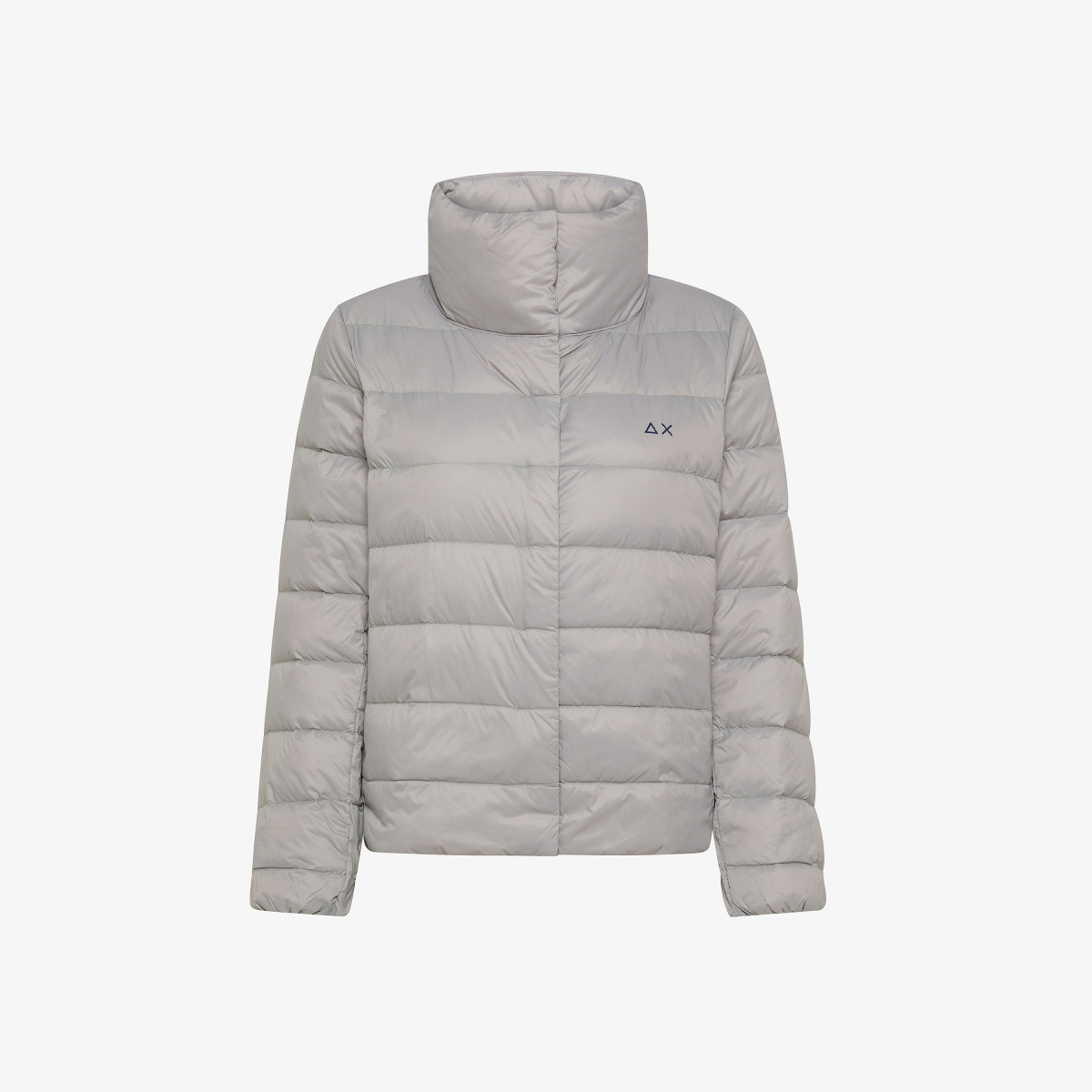 HIGH COLLAR DOWN JACKET ASH