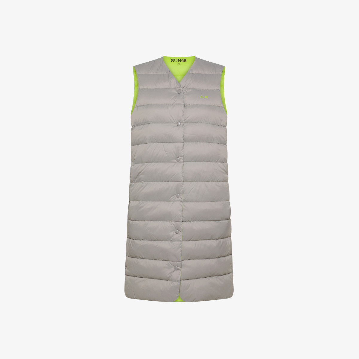 Sun 68 Gilet In Nylon Trapuntato - Donna