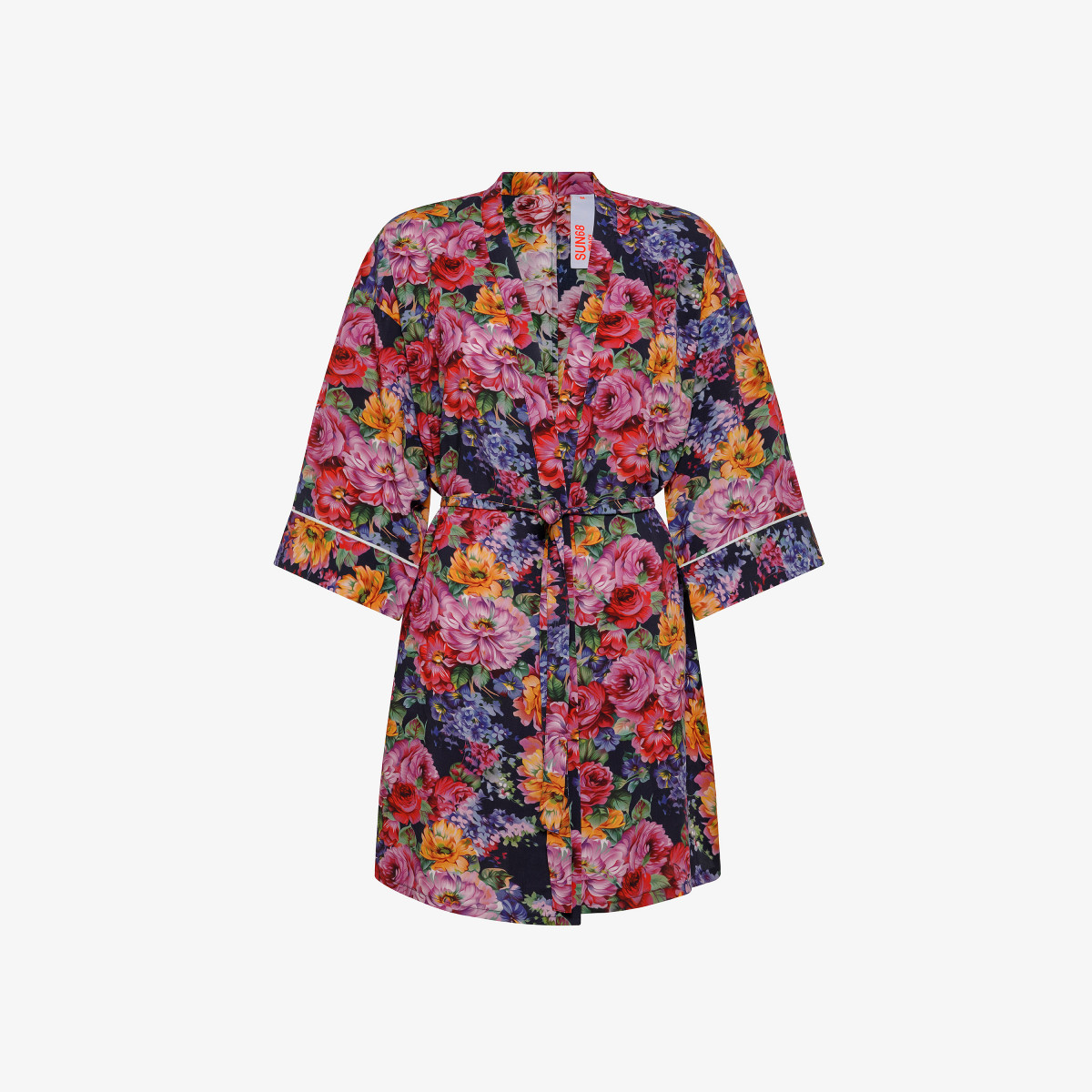 KIMONO BEACH NAVY BLUE/PINK